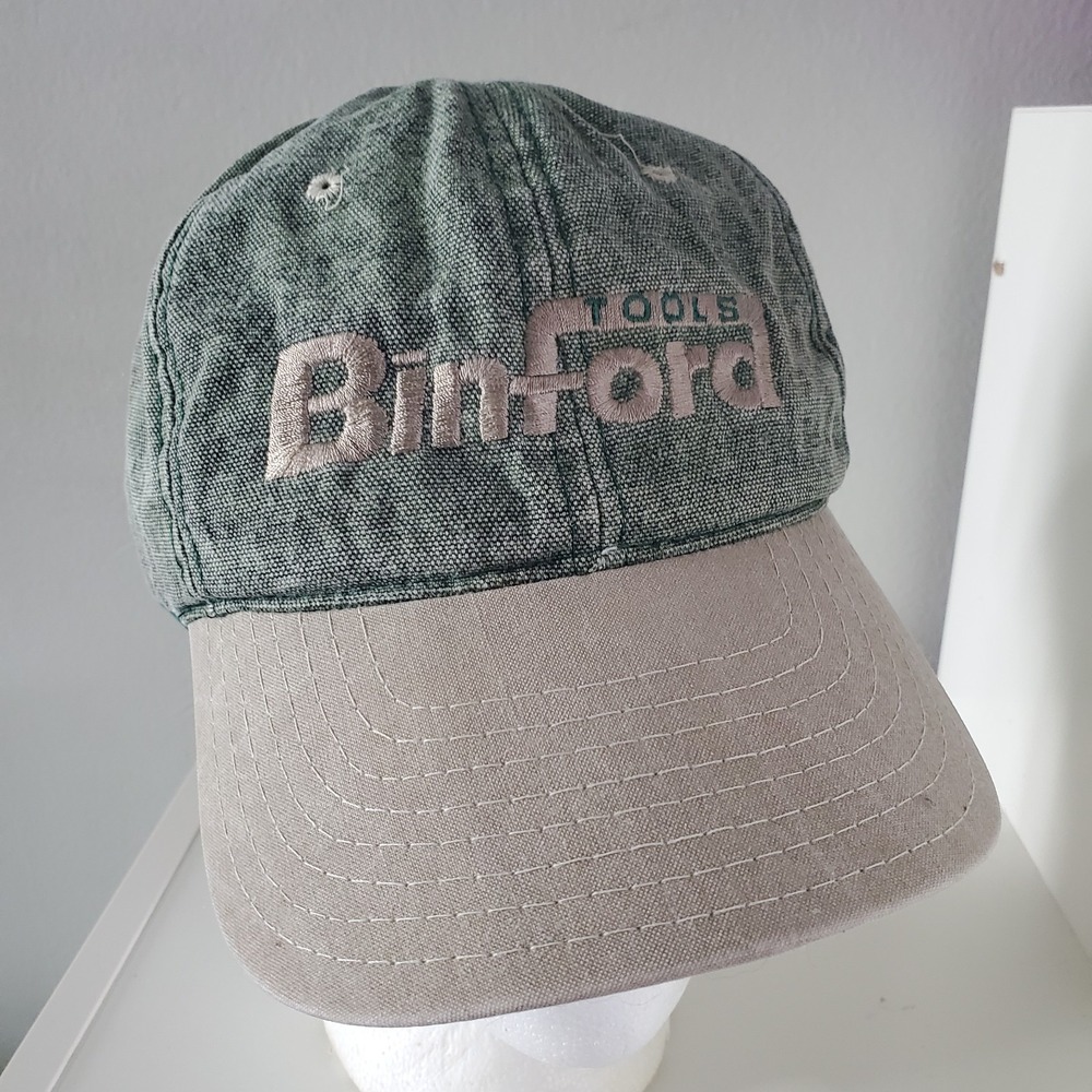 Vintage 90s Binford Tools Hat Home Improvement TV Show Promo Dad Cap Green